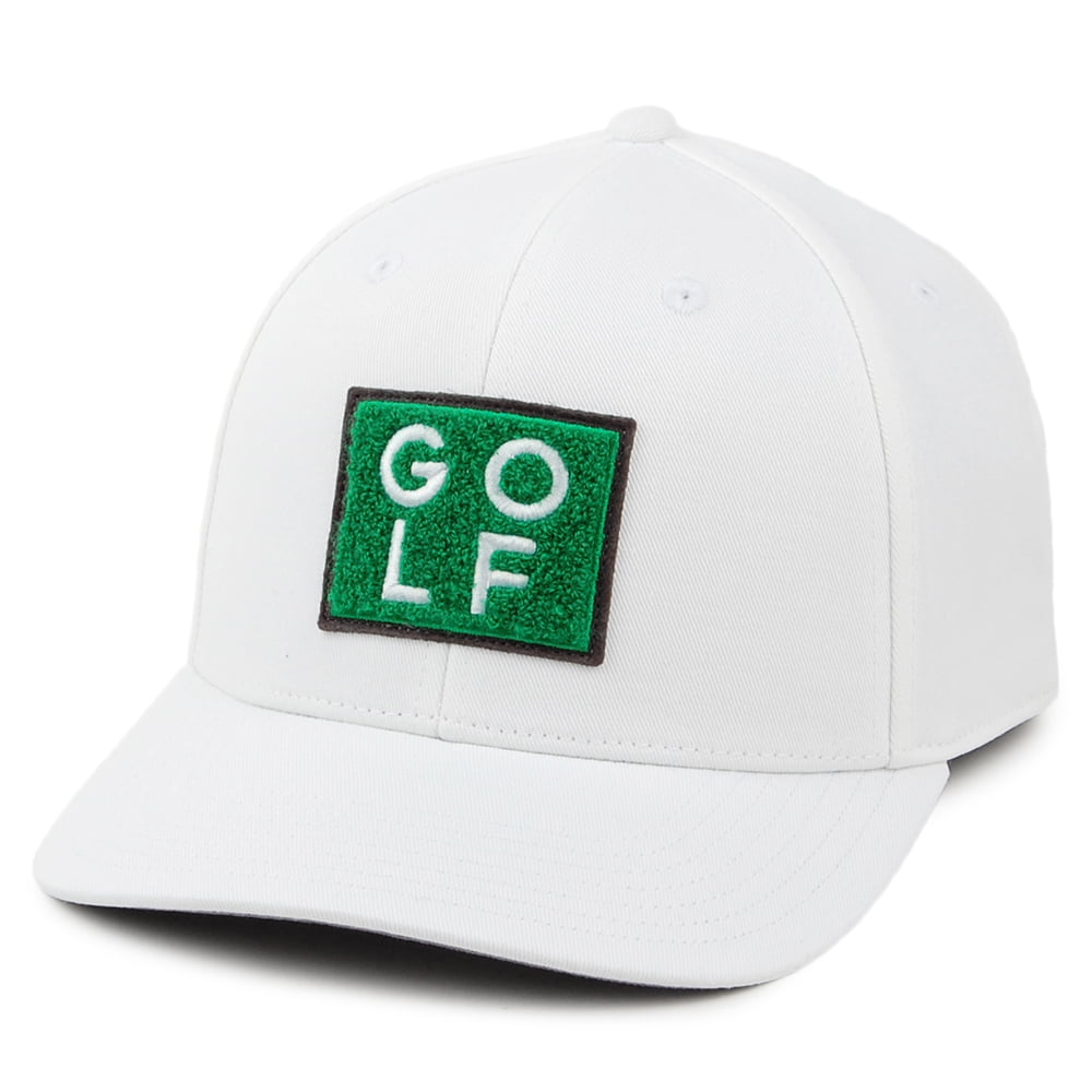 Gorra de béisbol Golf Turf de sarga de algodón de Adidas - Blanco