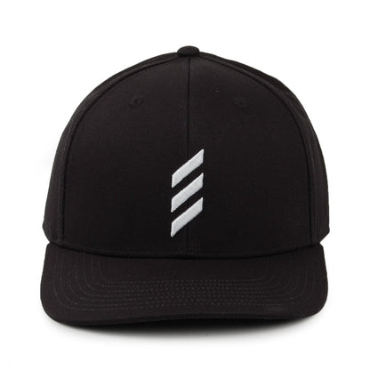 Gorra de béisbol Golf Bold Stripe de Adidas - Negro