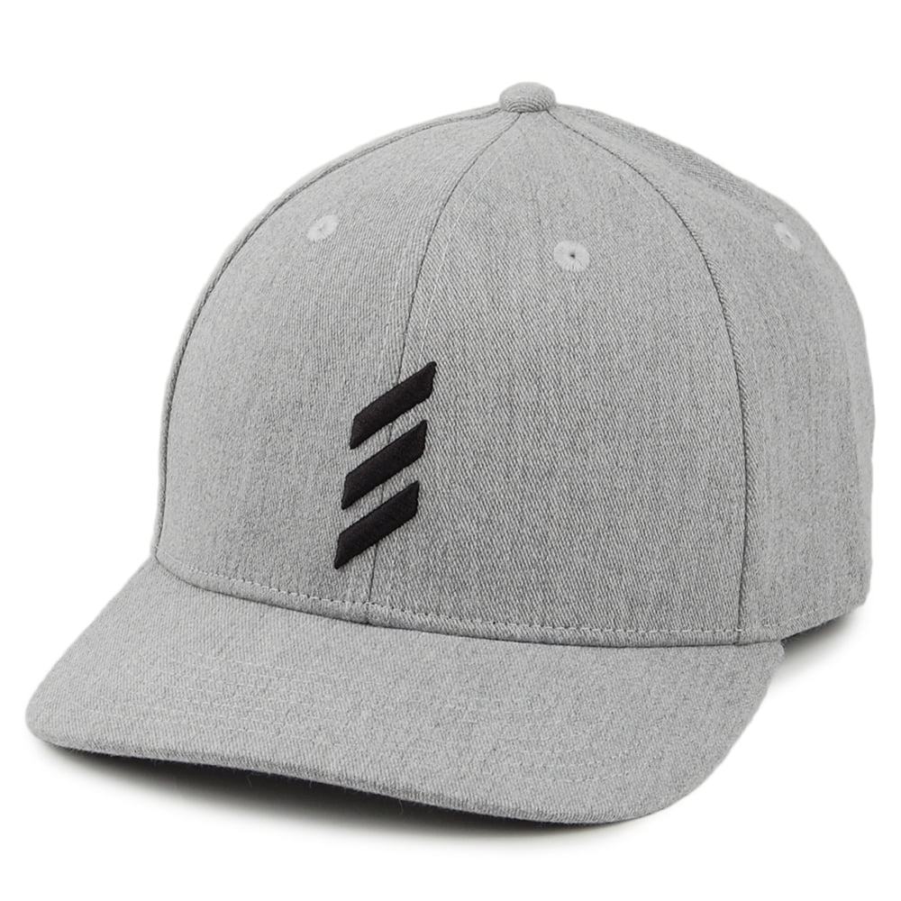 Gorra de béisbol Golf Bold Stripe de Adidas - Gris