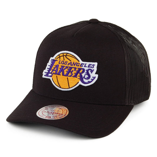 Gorra Trucker Team Logo L.A. Lakers de Mitchell & Ness - Negro