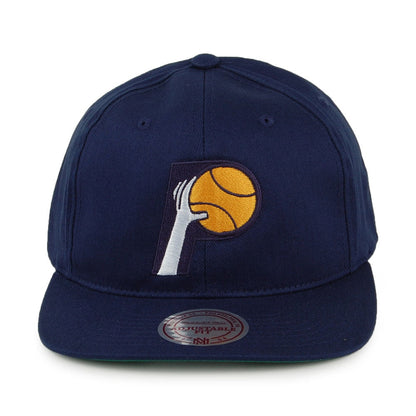 Gorra Snapback Team Logo Deadstock Indiana Pacers de Mitchell & Ness - Azul Marino