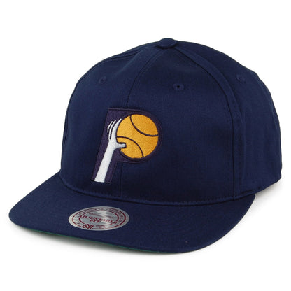 Gorra Snapback Team Logo Deadstock Indiana Pacers de Mitchell & Ness - Azul Marino