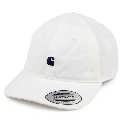 Gorra de béisbol Madison Logo de Carhartt WIP - Blanco-Azul Marino