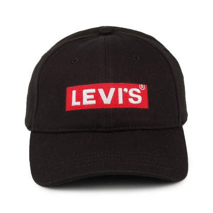 Gorra de béisbol Box Tab de Levi's - Negro