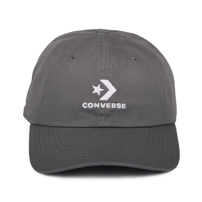 Gorra de béisbol Lock Up de algodón de Converse - Antracita