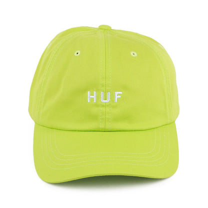 Gorra de béisbol Original Logo visera curvada de algodón de HUF - Lima