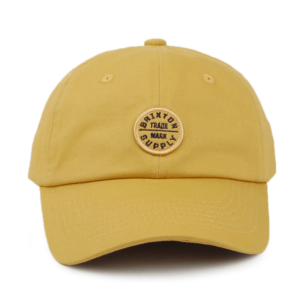 Gorra de béisbol Oath Perfil Bajo de Brixton - Amarillo