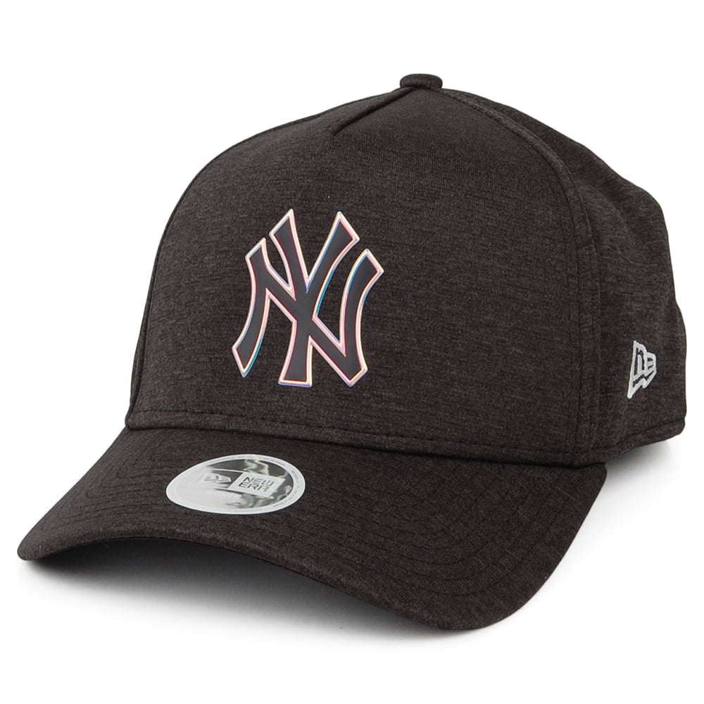 Gorra de béisbol mujer A-Frame MLB Iridescent Logo New York Yankees de New Era - Negro