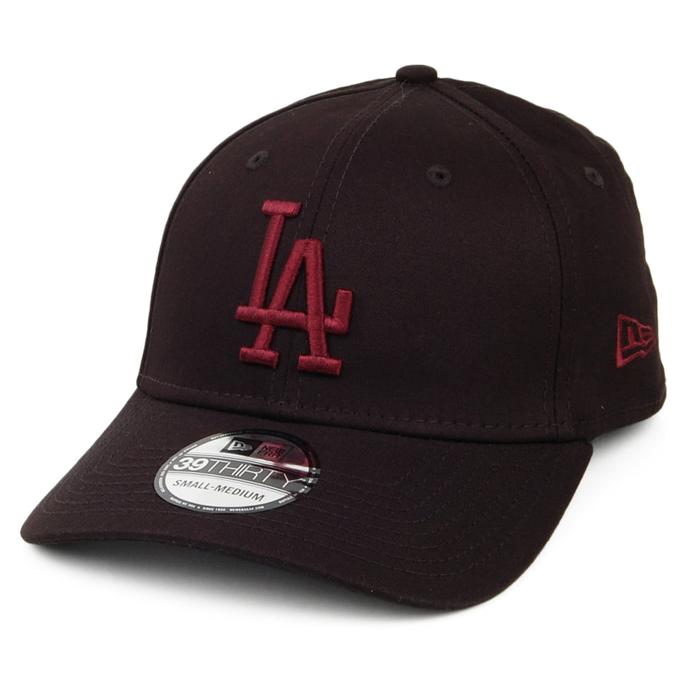 Gorra de béisbol 39THIRTY MLB Essential L.A. Dodgers de New Era - Negro-Rojo