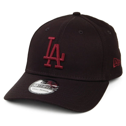 Gorra de béisbol 39THIRTY MLB Essential L.A. Dodgers de New Era - Negro-Rojo