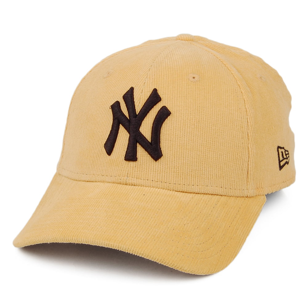 Gorra de béisbol 9FORTY MLB Corduroy New York Yankees de New Era - Amarillo