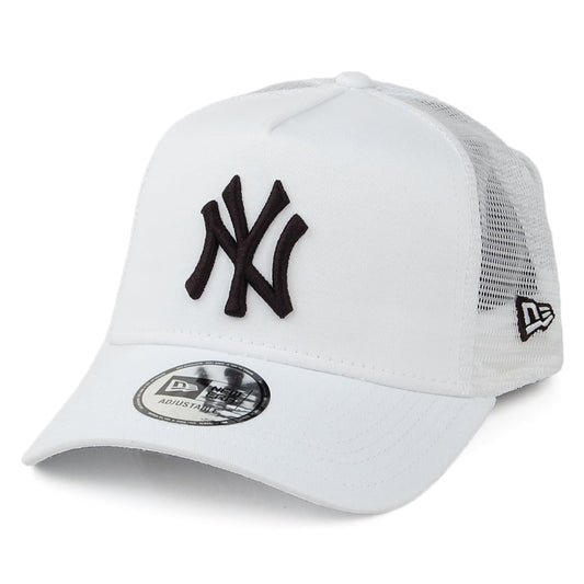 Gorra Trucker 9FORTY A-Frame MLB Essential New York Yankees de New Era - Blanco-Negro