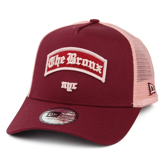 Gorra Trucker A-Frame Borough The Bronx de New Era - Burdeos