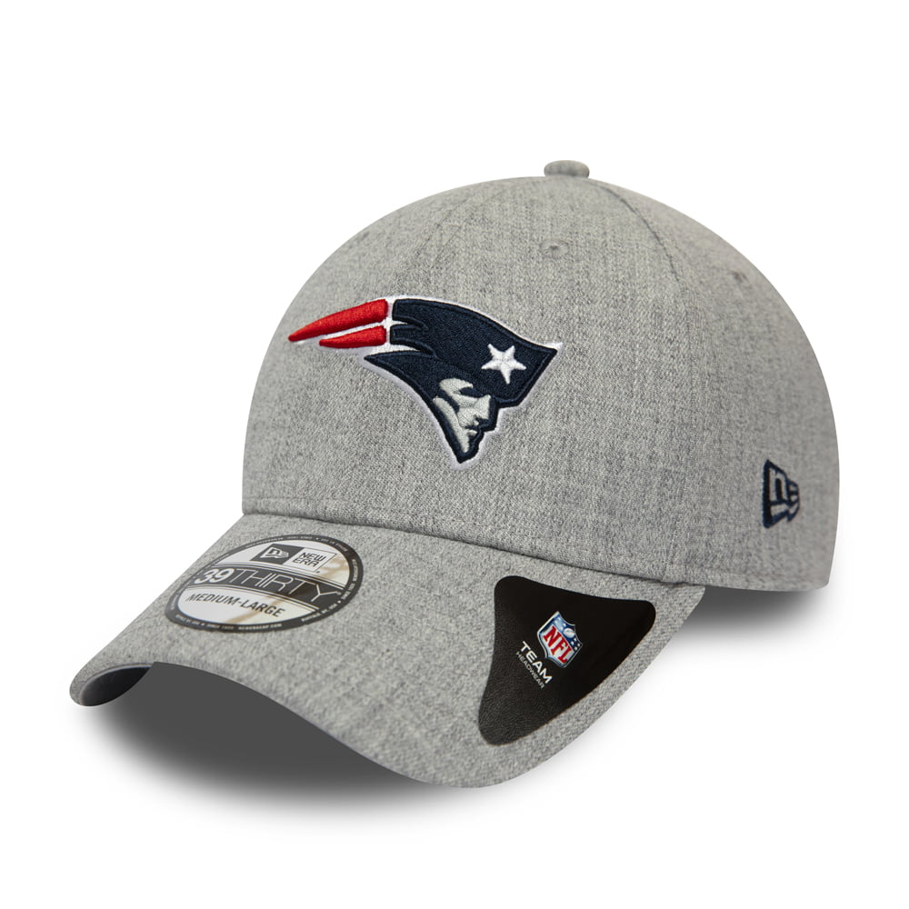Gorra de béisbol 39THIRTY NFL Heather New England Patriots de New Era - Gris
