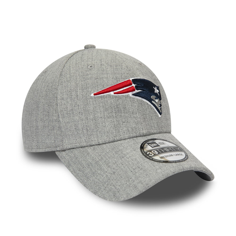 Gorra de béisbol 39THIRTY NFL Heather New England Patriots de New Era - Gris