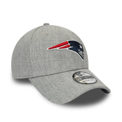 Gorra de béisbol 39THIRTY NFL Heather New England Patriots de New Era - Gris