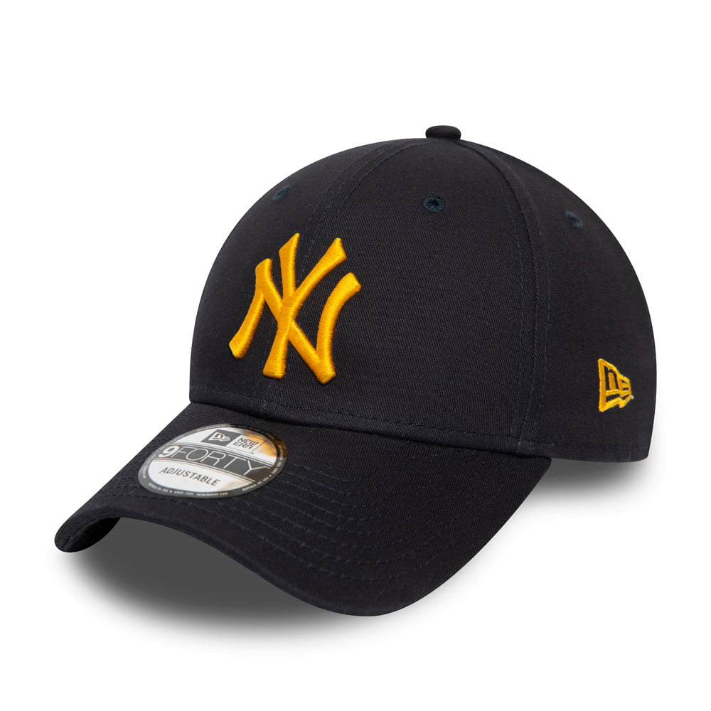 Gorra de béisbol 9FORTY MLB League Essential ll New York Yankees de New Era - Azul Marino-Amarillo