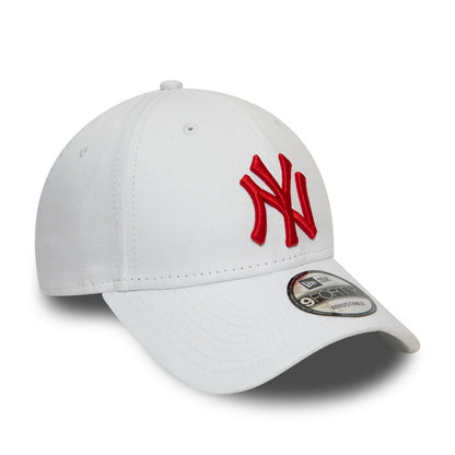 Gorra de béisbol 9FORTY MLB League Essential ll New York Yankees de New Era - Blanco-Rojo