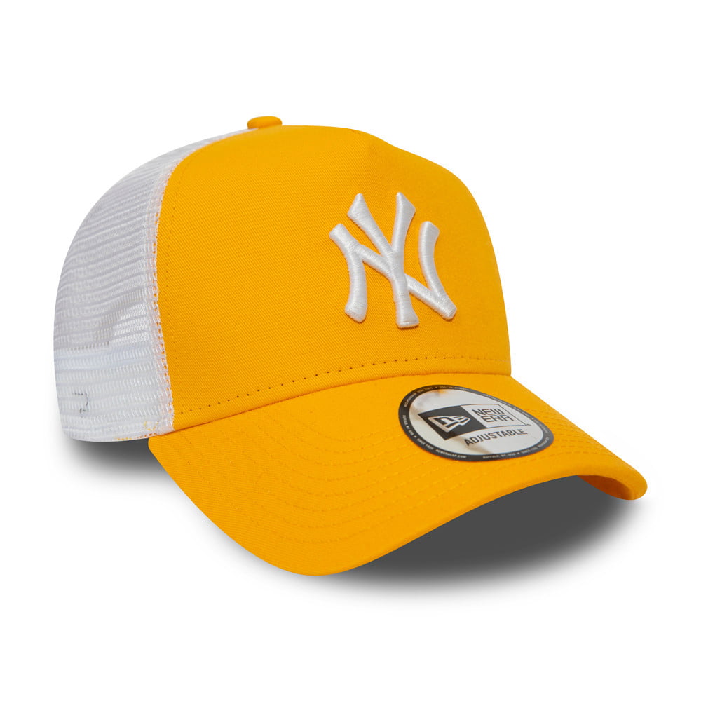 Gorra Trucker MLB League Essential New York Yankees de New Era - Mostaza