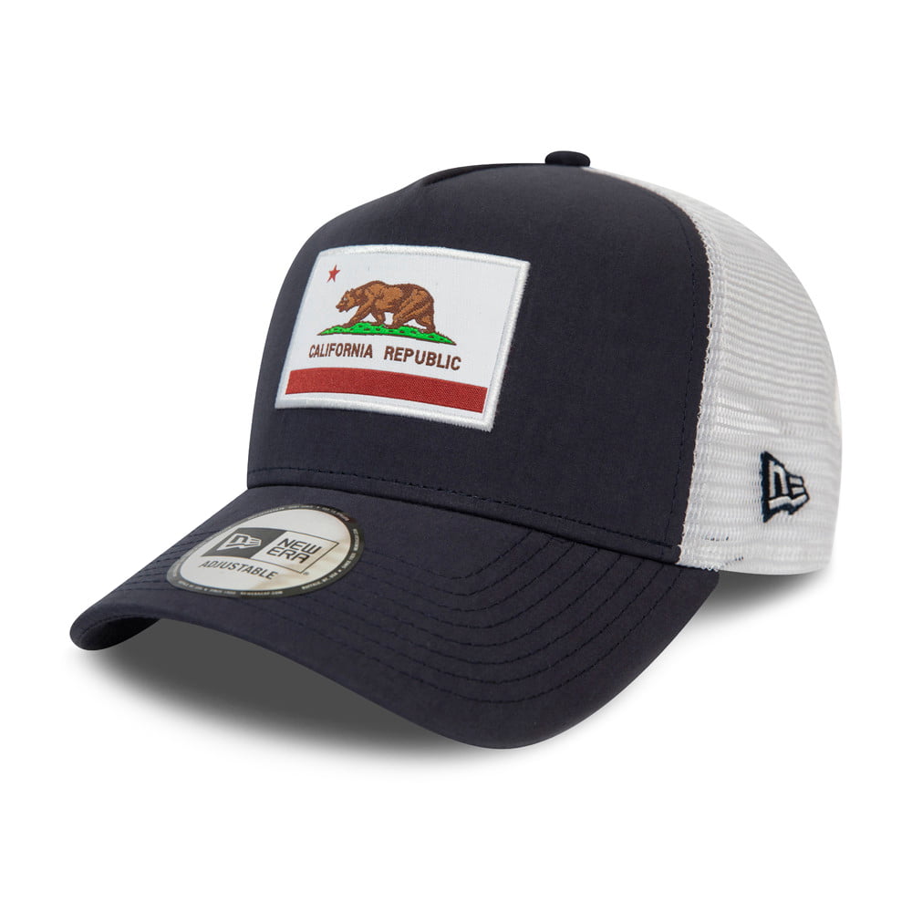 Gorra Trucker California Flag de New Era - Azul Marino