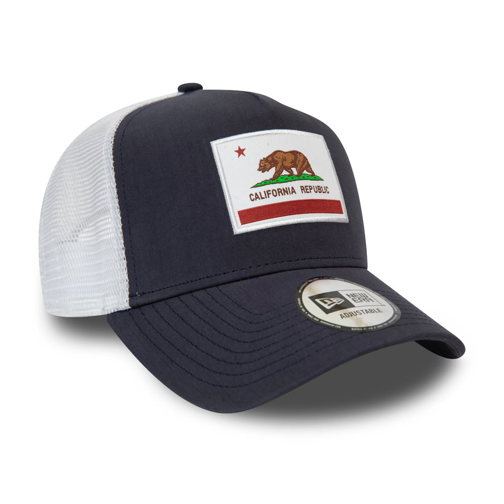 Gorra Trucker California Flag de New Era - Azul Marino