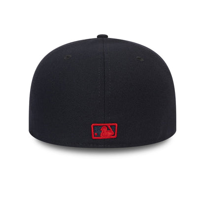 Gorra de béisbol 59FIFTY MLB League Essential L.A. Dodgers de New Era - Azul Marino-Rojo