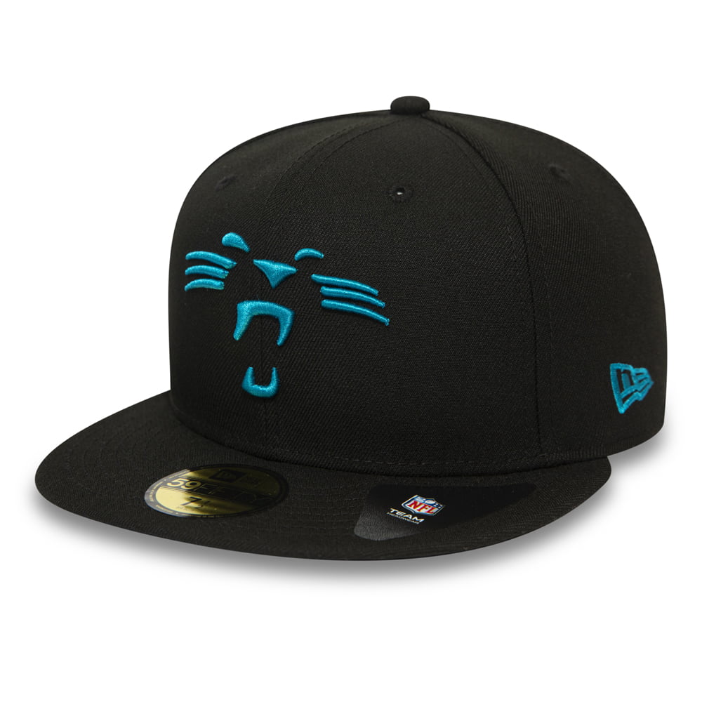 Gorra de béisbol 59FIFTY NFL Team Tonal Shadow Logo Carolina Panthers de New Era - Negro