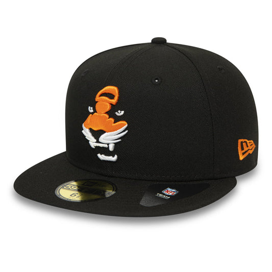 Gorra de béisbol 59FIFTY NFL Team Tonal Shadow Logo Cincinnati Bengals de New Era - Negro