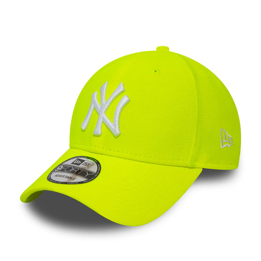 Gorra de béisbol 9FORTY MLB League Essential Neon Pack New York Yankees de New Era - Amarillo Neón