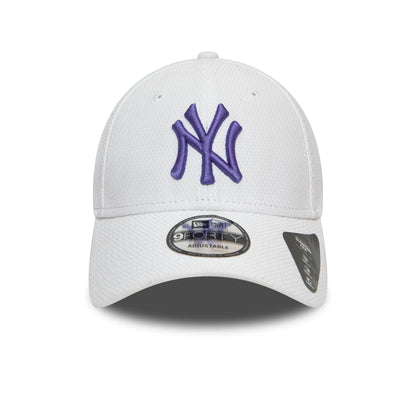 Gorra de béisbol 9FORTY Diamond Era New York Yankees de New Era - Blanco-Morado