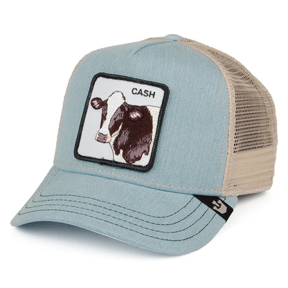 Gorra Trucker Cash Cow de Goorin - Azul Claro