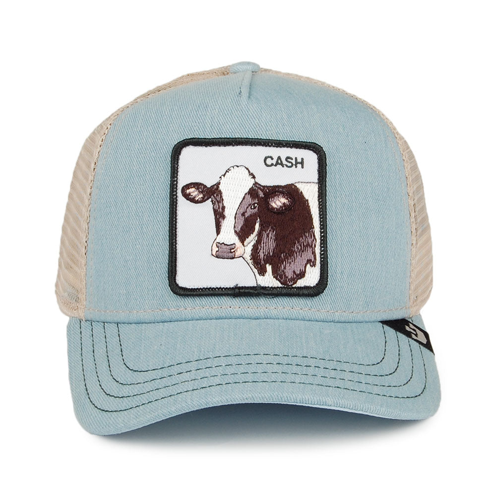 Gorra Trucker Cash Cow de Goorin - Azul Claro