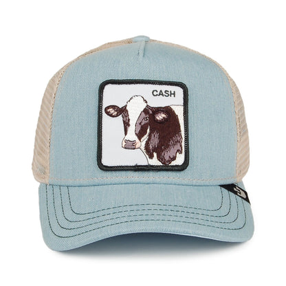 Gorra Trucker Cash Cow de Goorin - Azul Claro