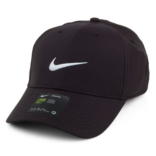 Gorra de béisbol Legacy 91 Tech Tonal Stripes de Nike Golf - Negro