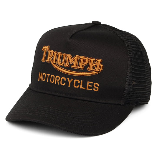 Gorra Trucker Oil de Triumph Motorcycles - Negro