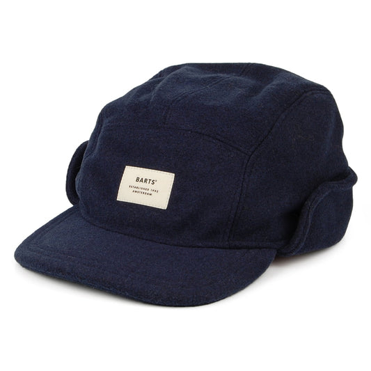 Gorra 5 paneles Samuen con orejeras de Barts - Azul Marino