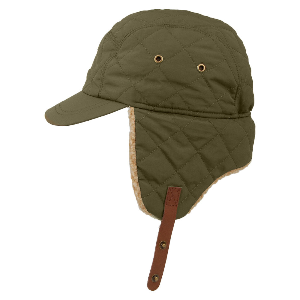 Gorra de béisbol Aspen con orejeras de Barts - Verde Militar