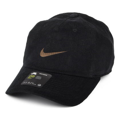 Gorra de béisbol H86 de pana de Nike SB - Negro