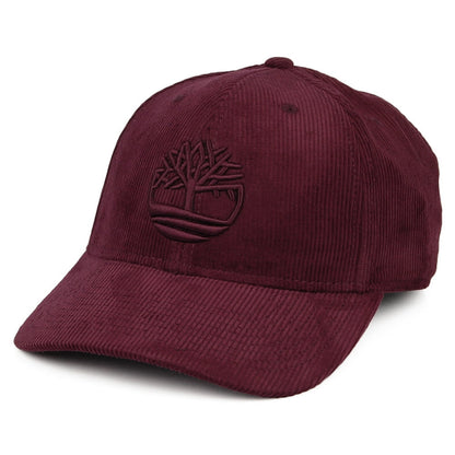 Gorra de béisbol Logo de pana de Timberland - Vino