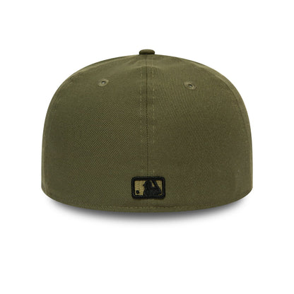 Gorra de béisbol 59FIFTY League Essential New York Yankees de New Era - Verde Oliva-Negro