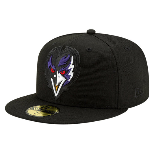 Gorra de béisbol 59FIFTY NFL Elements 2.0 Baltimore Ravens de New Era - Negro
