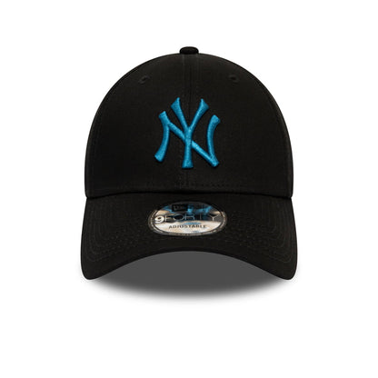 Gorra de béisbol 9FORTY League Essential New York Yankees de New Era - Negro-Turquesa