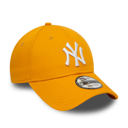 Gorra de béisbol 9FORTY MLB League Essential ll New York Yankees de New Era - Amarillo-Blanco