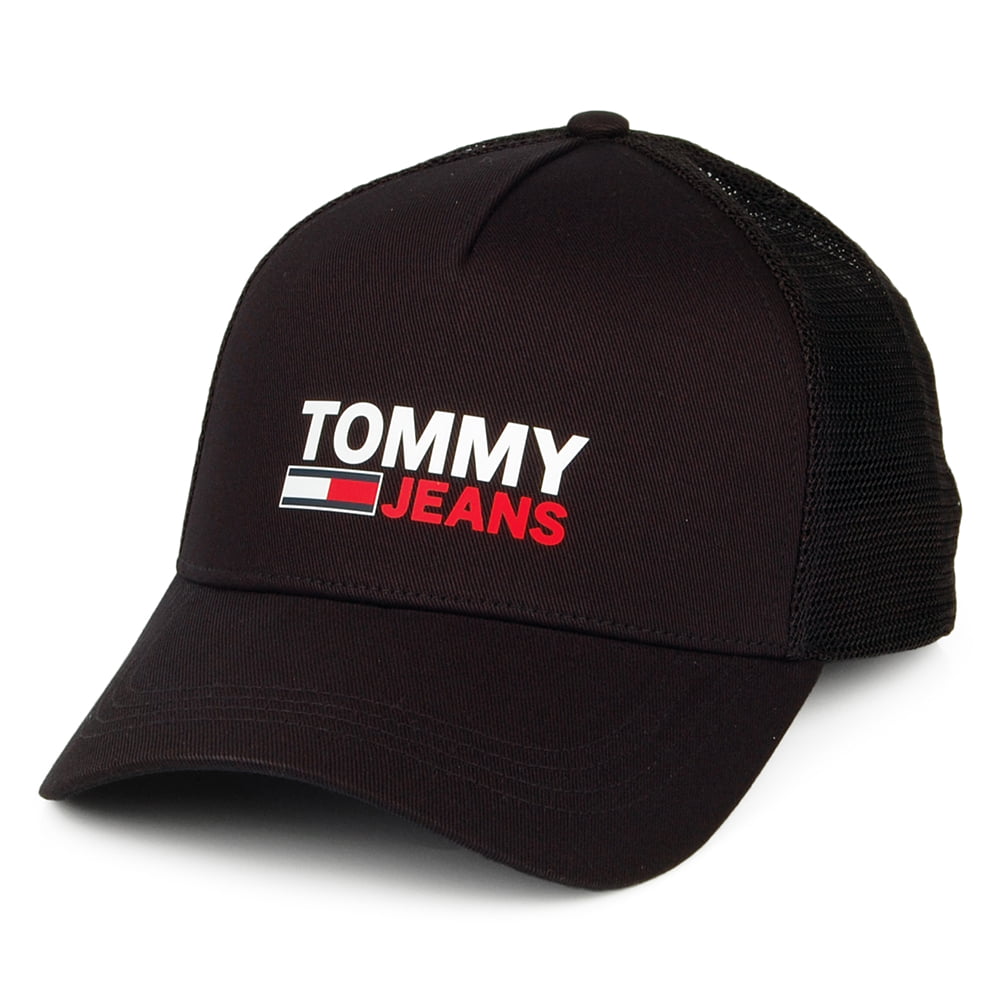 Gorra Trucker TJM Logo de Tommy Hilfiger - Negro