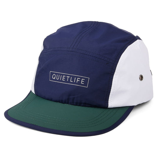 Gorra 5 paneles Colorblock de The Quiet Life - Azul Marino-Verde
