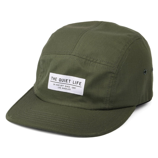 Gorra 5 paneles Foundation de The Quiet Life - Oliva-Blanco