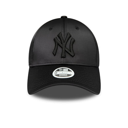 Gorra de béisbol mujer 9FORTY MLB Satin New York Yankees de New Era - Negro