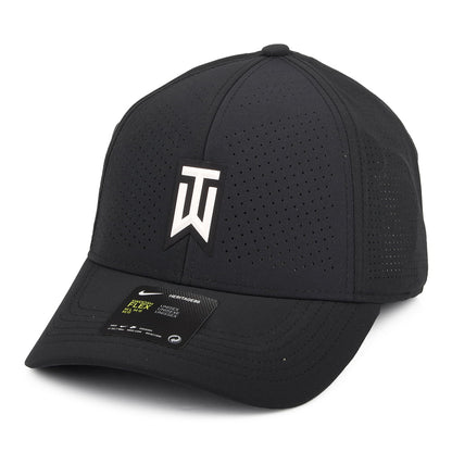 Gorra de béisbol Tiger Woods Aerobill H86 Perforada de Nike Golf - Negro
