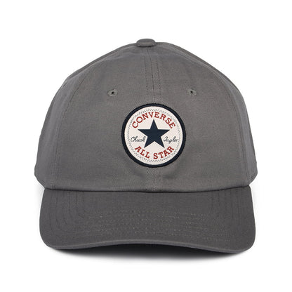 Gorra de béisbol Tip Off de algodón de Converse - Gris Jaspeado
