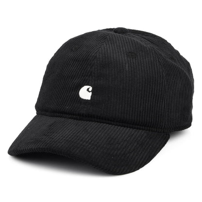 Gorra de béisbol Harlem de pana de Carhartt WIP - Negro
